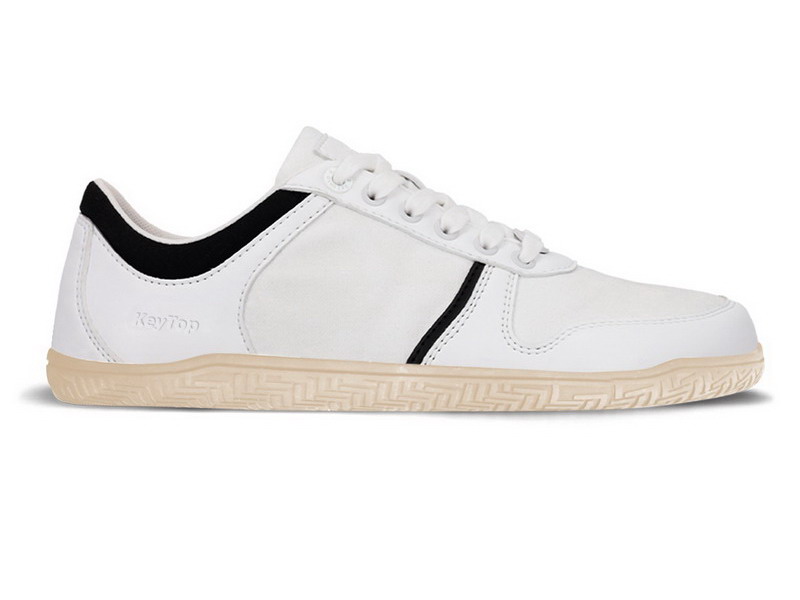 Usine de baskets minimalistes véganes blanches et rose pâle OEM Echo