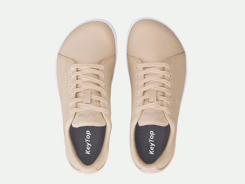 Fabricant de baskets minimalistes vintage en cuir Nappa